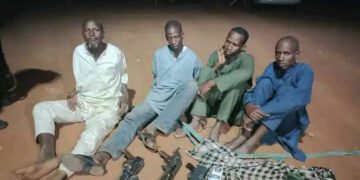Rudunar ‘Yan Sandan Najeriya Ta Yi Nasarar  Kama Wasu  ‘Yan Ta’adda   Su  Biyar Da Take Zargin Kwararone  Wajan Yin Garkuwa Da Mutane;  A Yankin Arewa Masu Yamma