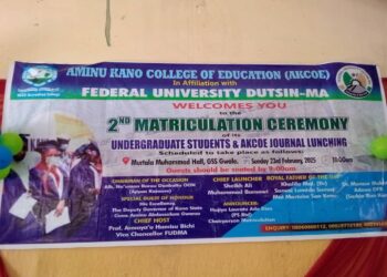 Makarantar Aminu Kano Wacce Ke Karkashin Jami’ar  Tarayya Dake Dutsim-Ma (FUDMA) Ta Gudanar Da Rantsuwar Don Fara Karatu Ga Dalibanta Karo Na Biyu Tare Da Karin Matsayi Da Ta Samu Na Bayar Da Diploma  Kan Fannin Koyarwa PGDE