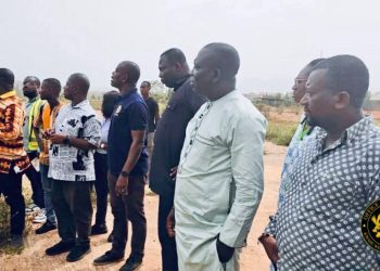 The Ghana Tourism Authority Paid a Working Visit To Assess The Usability Of The Paragliding landing Site in Kwahu West Ahead of This Year’s Easter Festivities